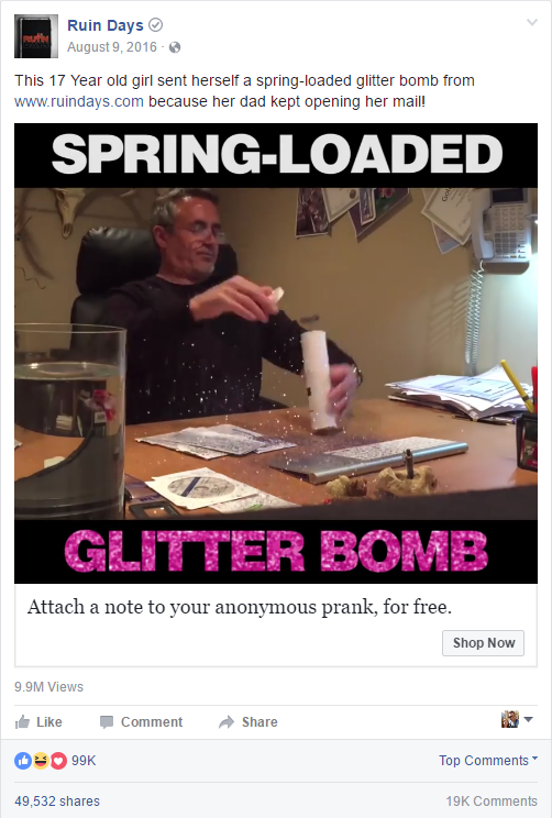 Glitter Bomb